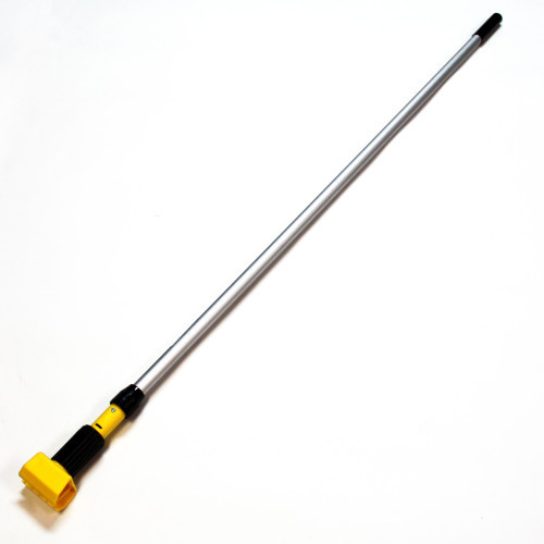 Rubbermaid Commercial Fiberglass Gripper Mop Handle, Yellow/Gray