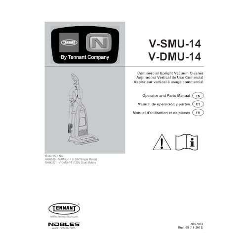 V-DMU-14 Dual Motor Upright Vacuum