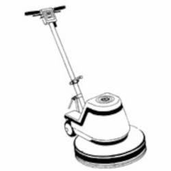 13 Floor Buffer Everyday Floor Scrubbing Brush w/ Nylon Bristles (11 Actual Diameter)